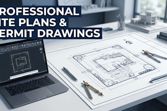 draw site plans, property maps, and permit drawings