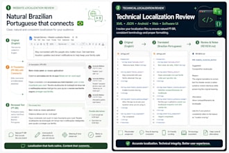 review and improve brazilian portuguese localization