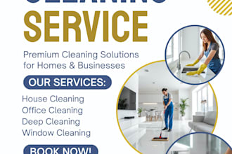 design a modern professional poster or flyer