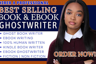 book and ebook ghostwriter ebook writer ghost book writer amazon kdp ghostwriter