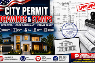 city permit drawings, 2d floor plan, autocad blueprints, architectural drawing