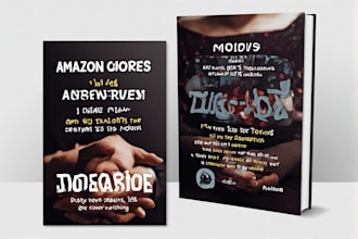 do modern book cover design, ebook cover and kindle cover