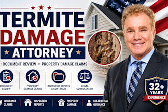 review your termite damage claim and legal documents