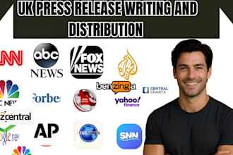 write SEO press release writing pr distribution for news release media coverage