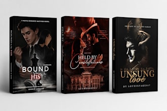 do amazon KDP contemporary romance novel cover, book KDP paperback cover design