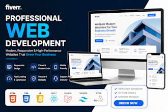develop a professional business website