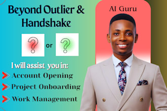 help you create and onboard a new ai acc, different from outlier and handshake