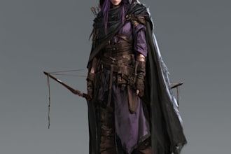 create your dnd or fantasy rpg character art