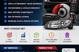 provide accurate ebay motors vehicle fitment and compatibility research