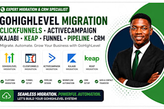 gohighlevel migration clickfunnel activecampaign kajabi keap funnel pipeline crm