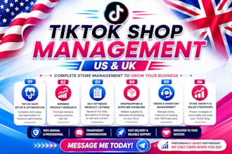 be your tiktok shop va on profit share base