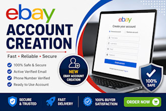 help you set up your ebay seller account professionally