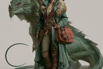 character art, illustration, concept art, commission art