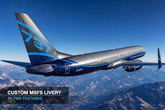 create professional msfs 2024 and 2020 liveries for your aircraft fleet