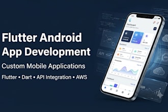 develop a flutter mobile app for android