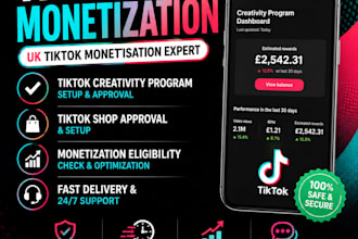 create tiktok monetisation USA,uk with creative rewards