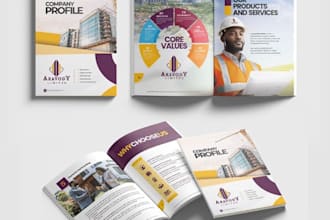 design a professional corporate flyer, brochure or leaflet