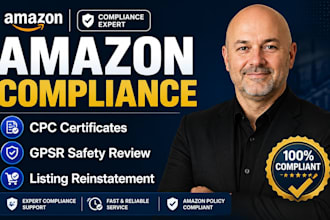 do amazon product compliance, CPC certificate, and gpsr safety review