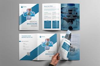 design an eye catching business brochure for your brand