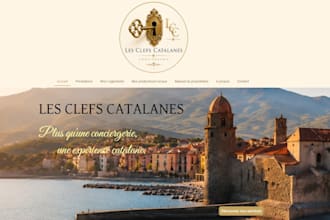 create a professional responsive business website