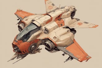 design spaceships and sci fi vehicles
