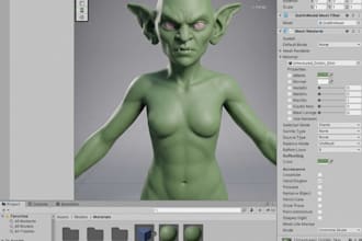 do 3d vrchat avatar , vrc model , furry nsfw commission unity