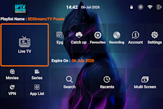 rebrand vu player, purple player, televizo,ott , xciptv, tivimate,ibo player