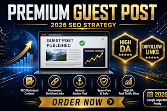 publish news article and provide high da guest post backlink
