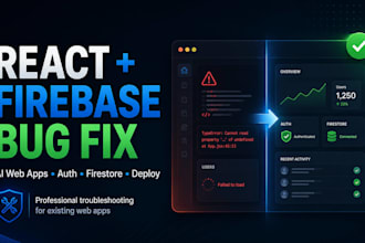 fix react firebase bugs and rescue your ai generated web app