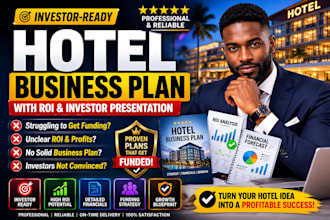 create a hotel business plan with ROI and investor presentation