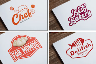 design custom bakery, BBQ, and restaurant logo