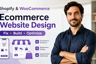 design shopify, woocommerce website, development, SEO fixes,website optimization