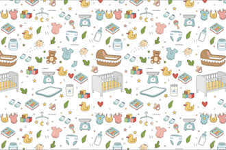design seamless pattern for kids, floral, or textile