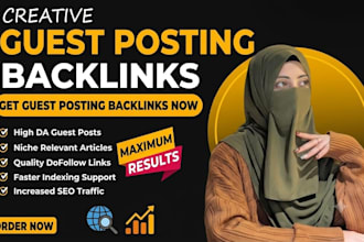 do SEO guest posting and high authority link building