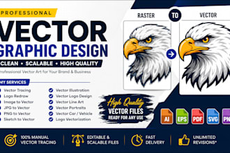 do vector artwork, cad file, vector conversion