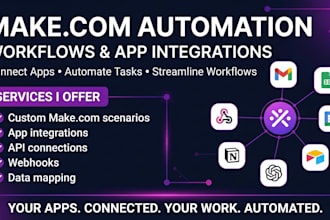 build custom make com automation workflows
