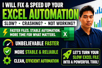 fix and speed up your excel automation