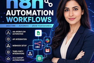 build n8n automation workflow and ai automation