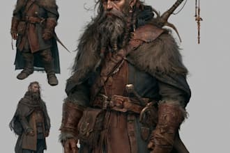 create custom dnd character art and fantasy character design