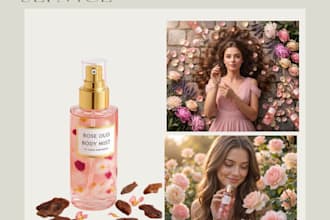ai photography for perfume and fragrance brands