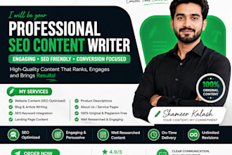 be your content writer for website copywriting