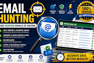 provide email marketing leads with verified emails