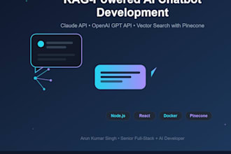 build a rag powered ai chatbot using claude or gpt API