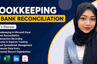 do bookkeeping and bank reconciliation in excel spreadsheet