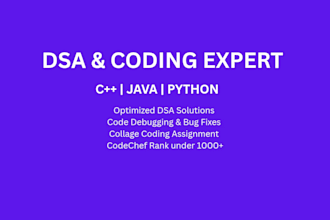solve your dsa problems and coding assignments