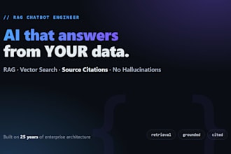 build a rag ai chatbot over your documents, data, or website