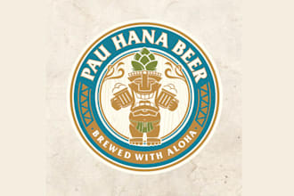 design german beer aloha logo