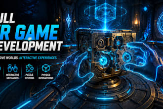 build a complete virtual reality game for meta quest