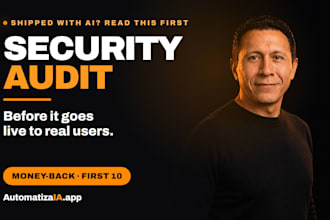 audit your ai built app for security and production readiness
