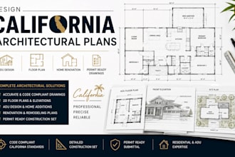 design california architectural plans adu design floor plan home renovation